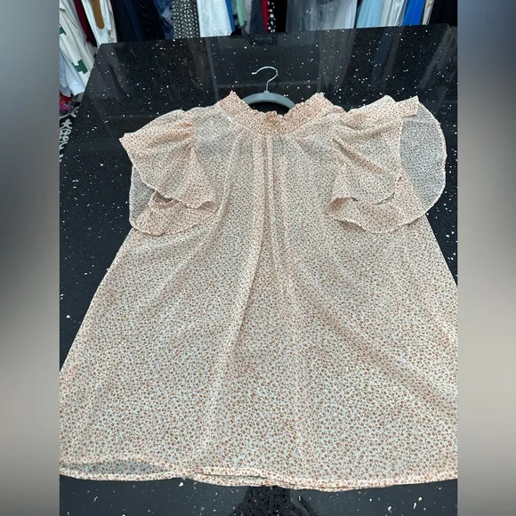 🧡🍑. Stunning HAYDEN LA women’s blouse. Size large. Never worn. - Picture 3 of 7